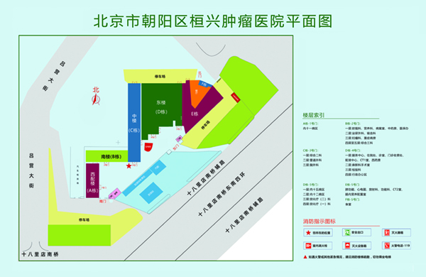 逼等逼视频北京市朝阳区桓兴肿瘤医院平面图